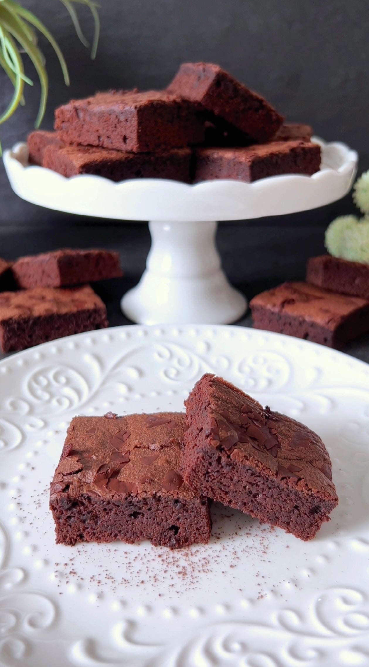 Brownies on a Plate